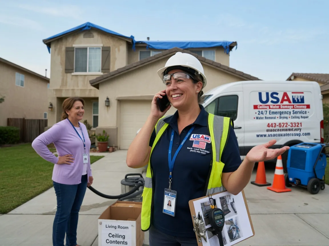 Ceiling Water Damage Restoration La Cygne, KS FAQs