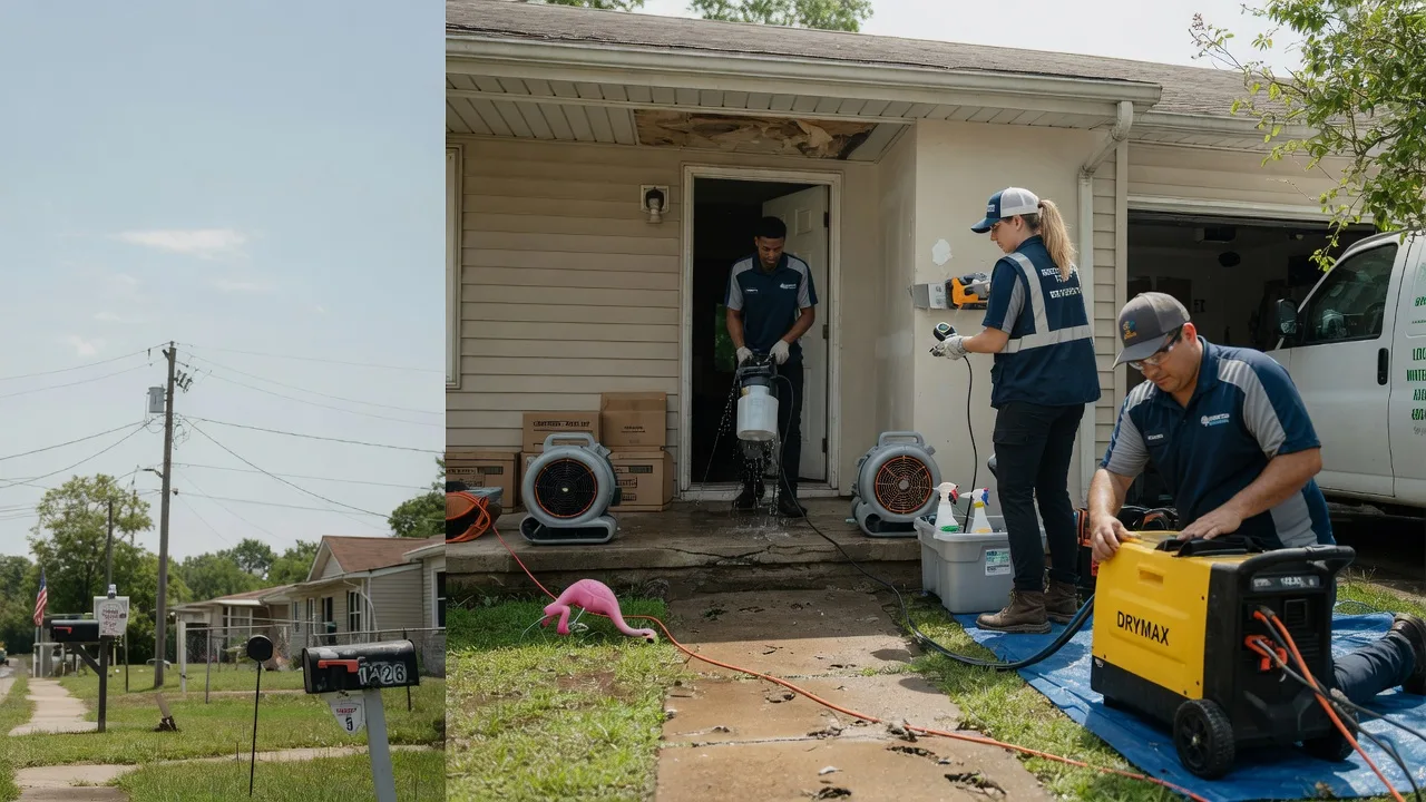 Storm Damage Water Removal in La Cygne, KS near me